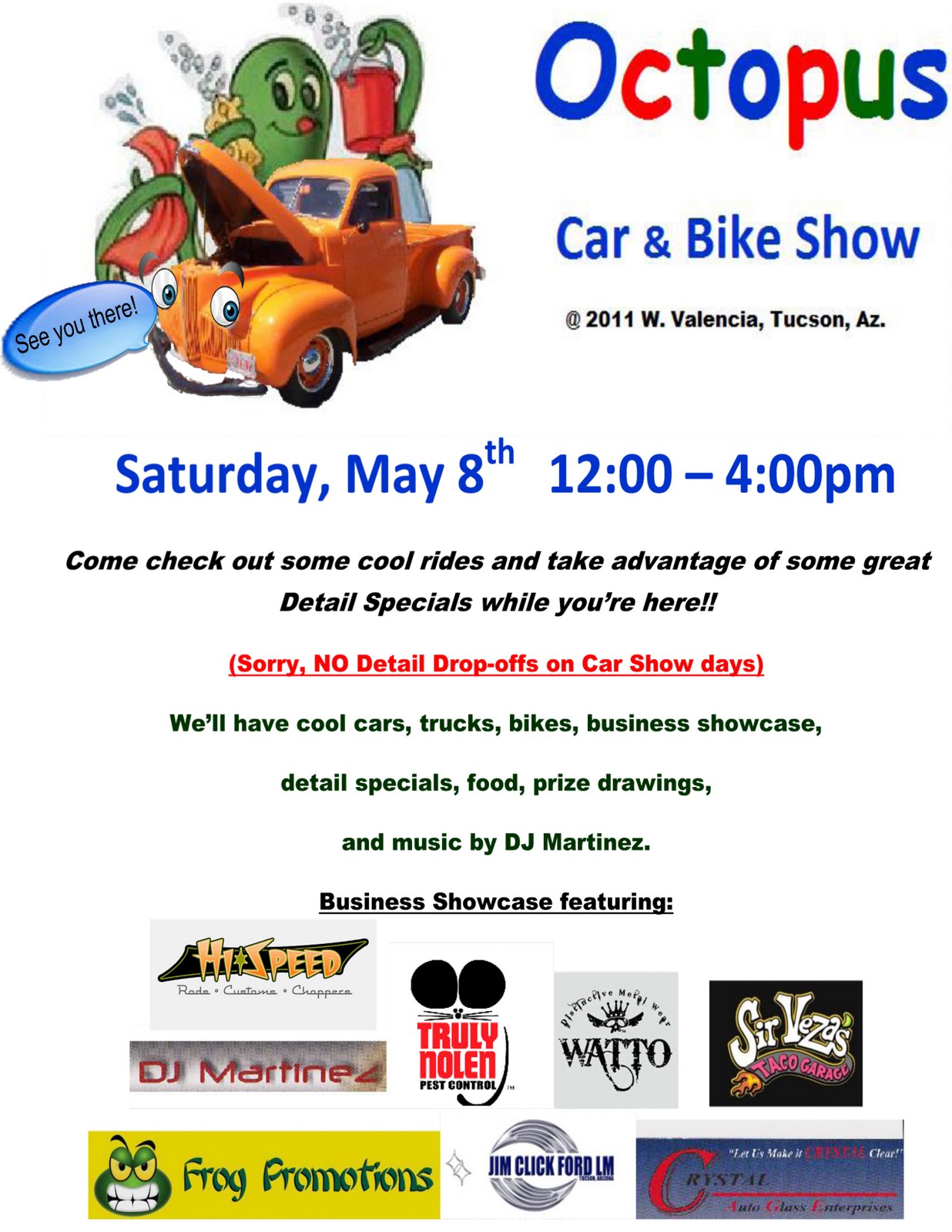 WATTO Distinctive Metal Wear Octopus Car Wash Car & Bike Show